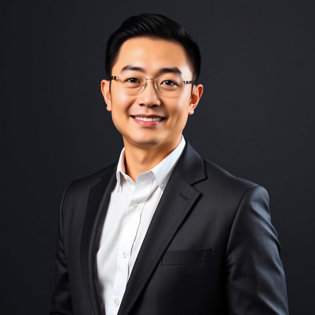 Portrait of Daniel Shen, Senior Associate, Commercial (fictional)
